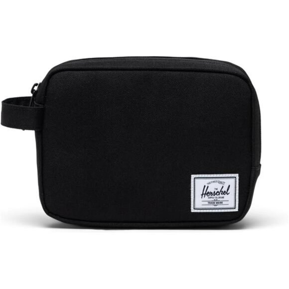 Black travel organizer bag portable storage case for cords cables tech accessori - Picture 1 of 4